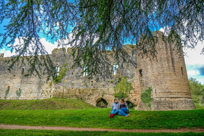 pre wedding photography at caldicot castle, monmouthshire