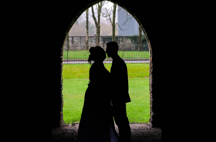 Wedding photography at Neath Abbey, Neath, South Wales.