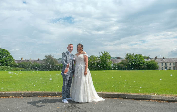 Wedding photography at Carmarthen Registry Office, Carmarthenshire, South Wales.
