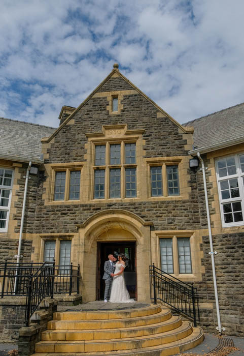 Wedding photography at Carmarthen Registry Office, Carmarthenshire, South Wales.