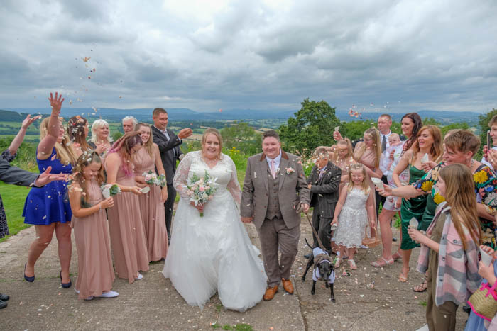 Wedding photography at Dorlands, Chepstow, South Wales.