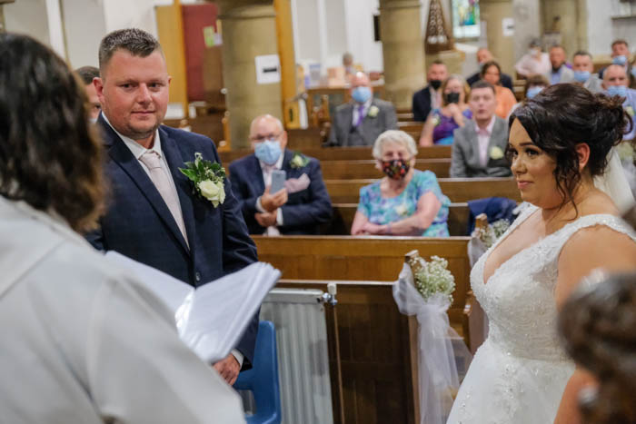 Wedding photography at St. Hilda's Church, Pontypool, South Wales.
