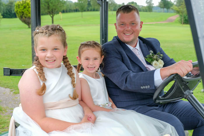 Wedding photography at Tredegar Park Golf Club, Newport, South Wales.
