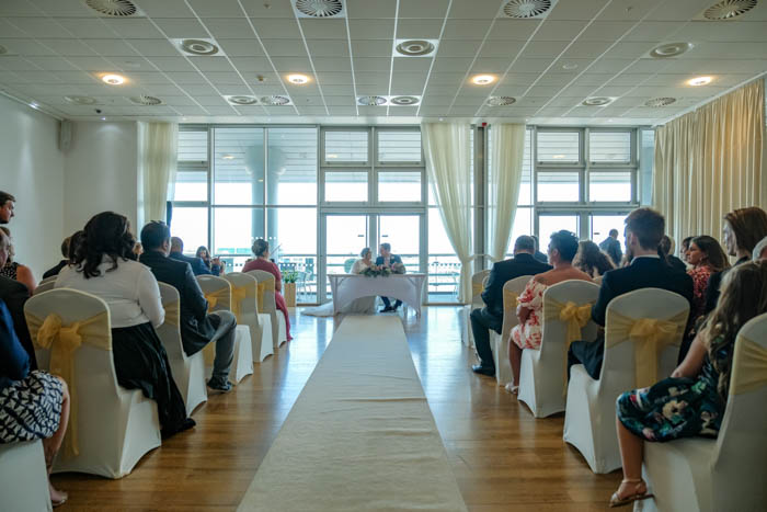 Wedding photography at The Grand Pier, Weston-Super-Mare.